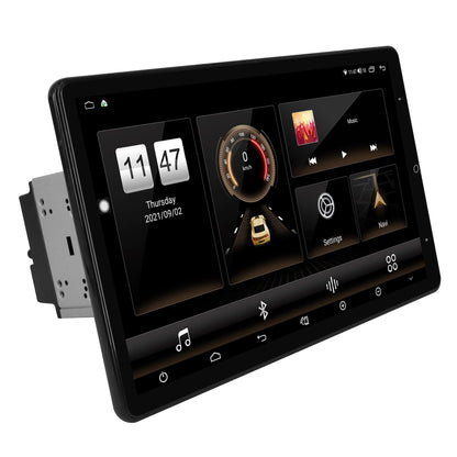 13.3" Android 4GB RAM+64GB ROM Universal Rotatable Double Din Head Unit with Carplay FM/AM Navigation Support Rear Camera Bluetooth Call