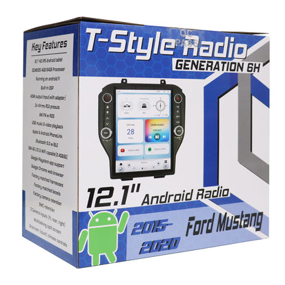 Linkswell 2015-23 Ford Mustang T-Style Gen 6 Car Radio packaging box