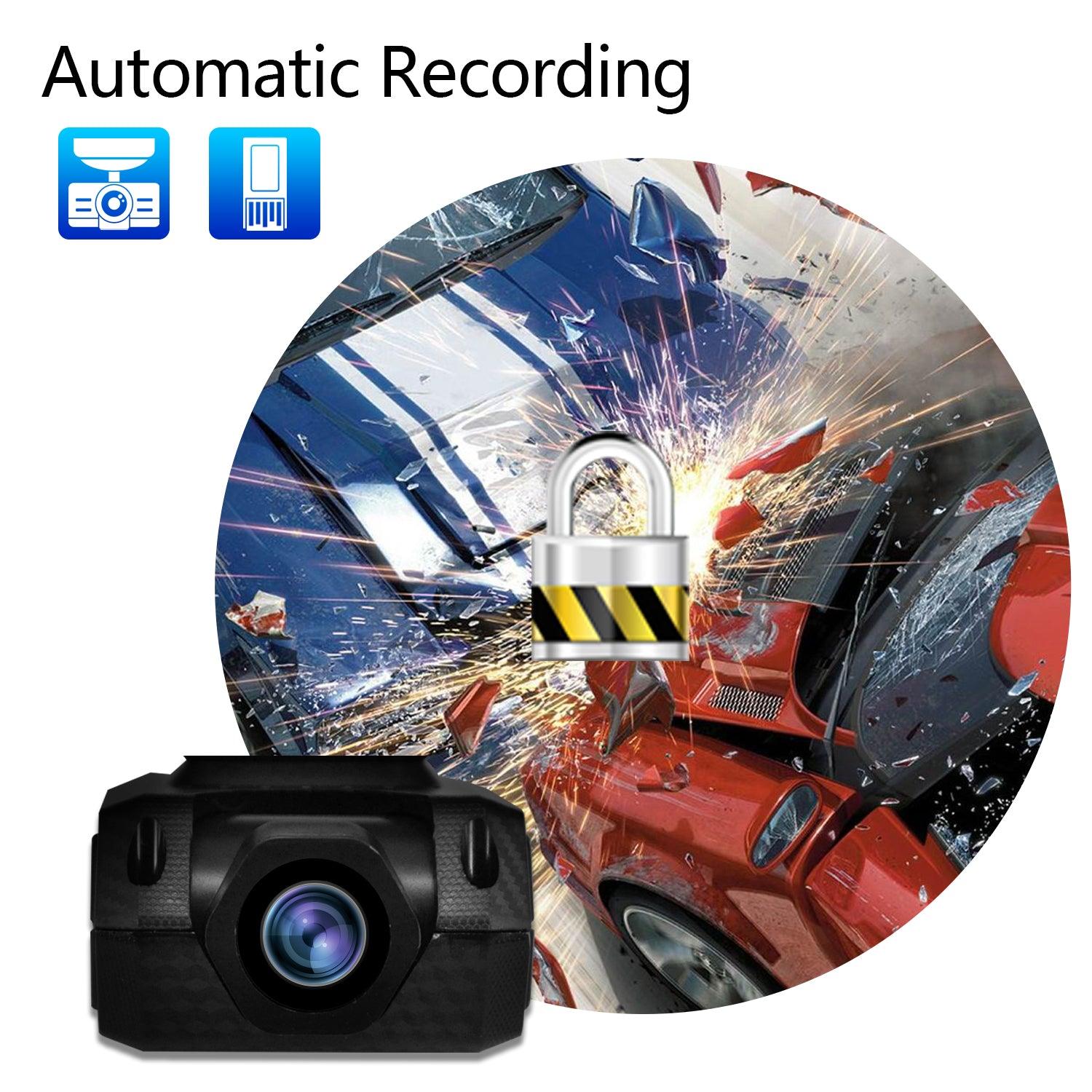 Dash Cam with 32GB Micro SD Card Ultra Clear Night Vision Driving Camera Wide-Angle Lens USB DVR Video Recorder