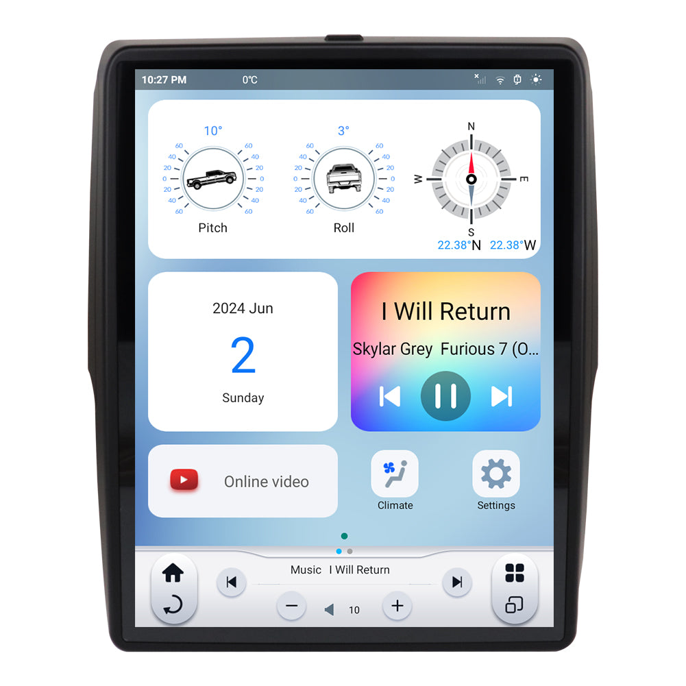 Linkswell 2013-19 RAM T-Style 12.1 inch Gen 6 Car Radio main image